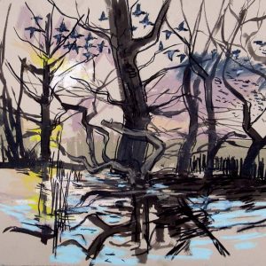 Liz Myhill - Flooded Woodland