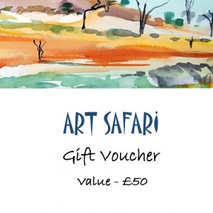 Art safari Gift Voucher - £50